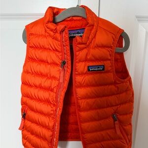 Patagonia Vibrant Orange Quilted Vest KIDS 3T
